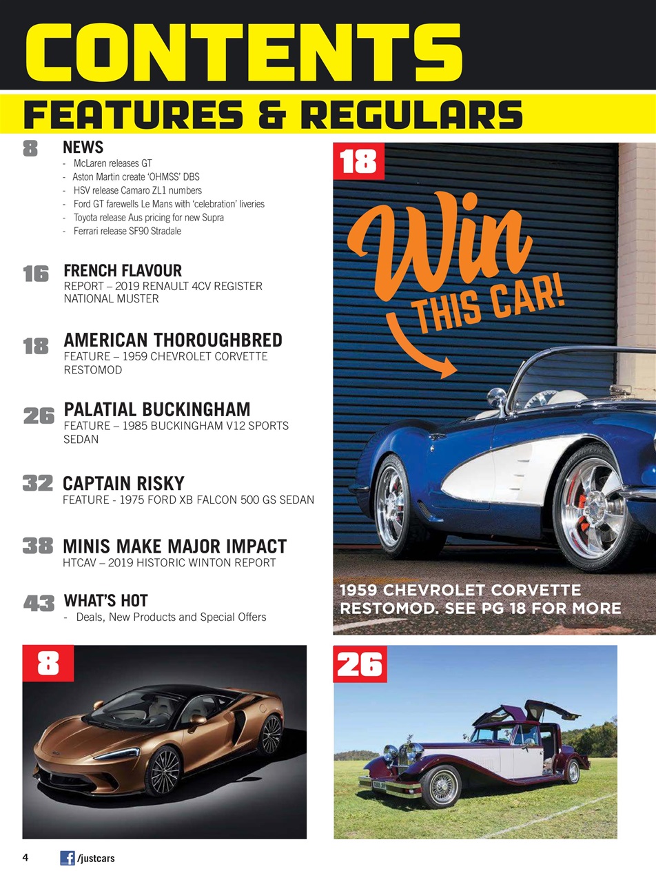 JUST CARS Preview Pages