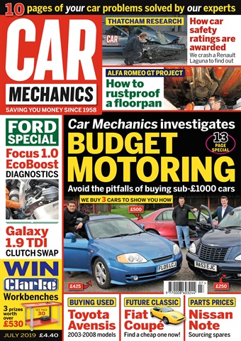 Car Mechanics issue July 2019