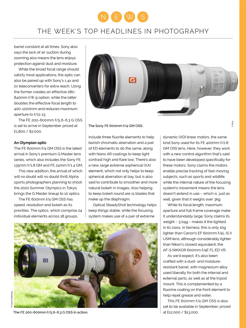 Photography Week Preview Pages