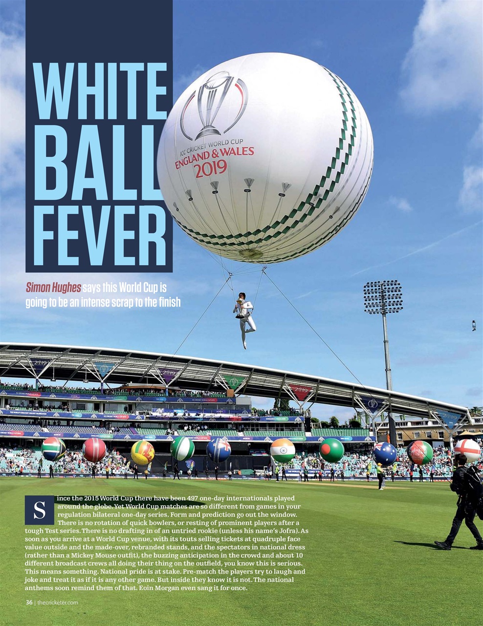 The Cricketer Magazine Preview Pages