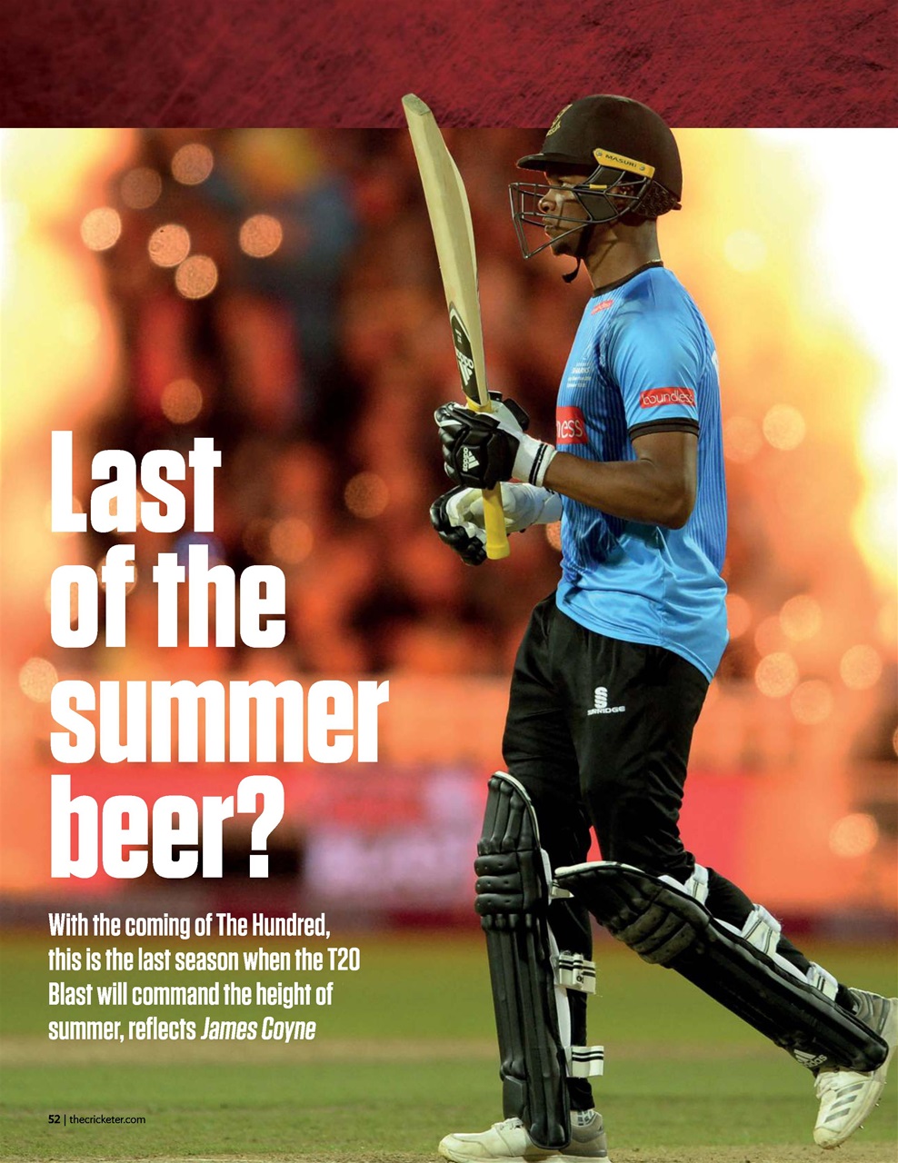 The Cricketer Magazine Preview Pages
