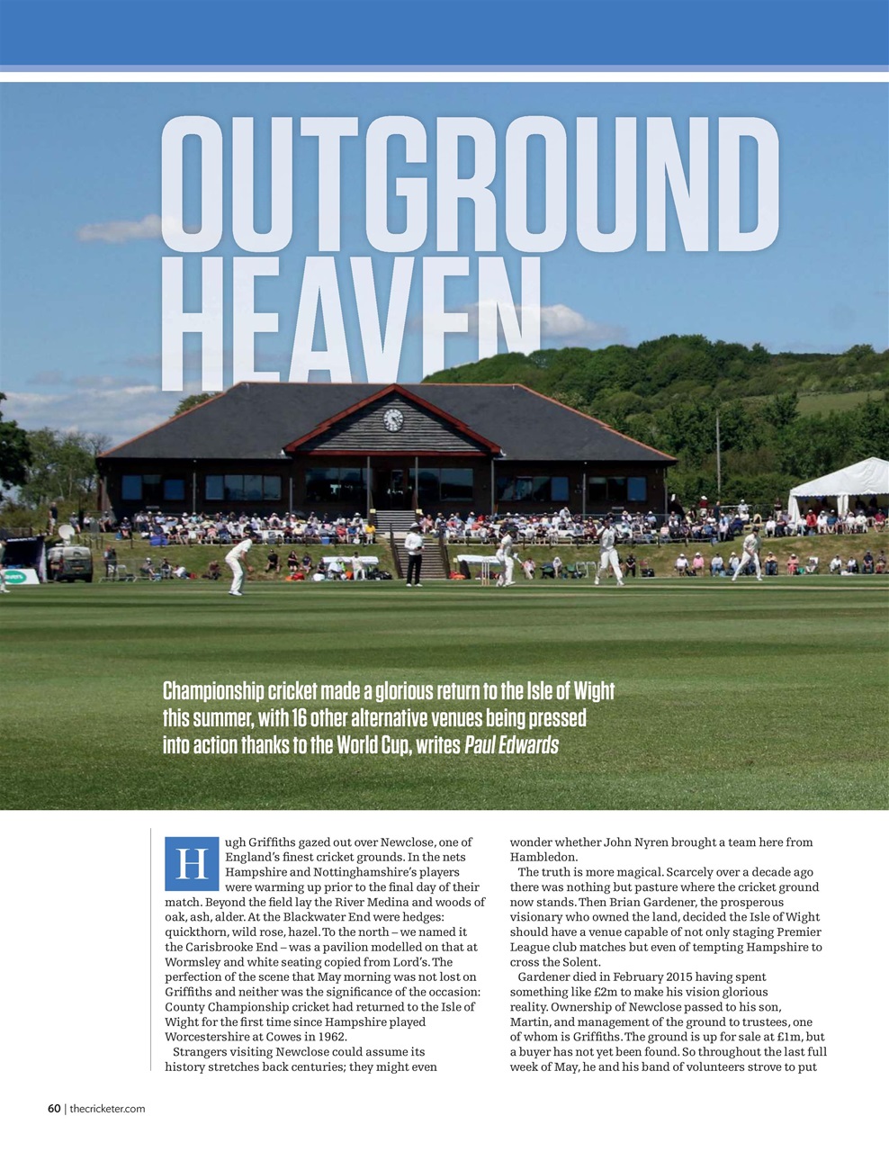 The Cricketer Magazine Preview Pages
