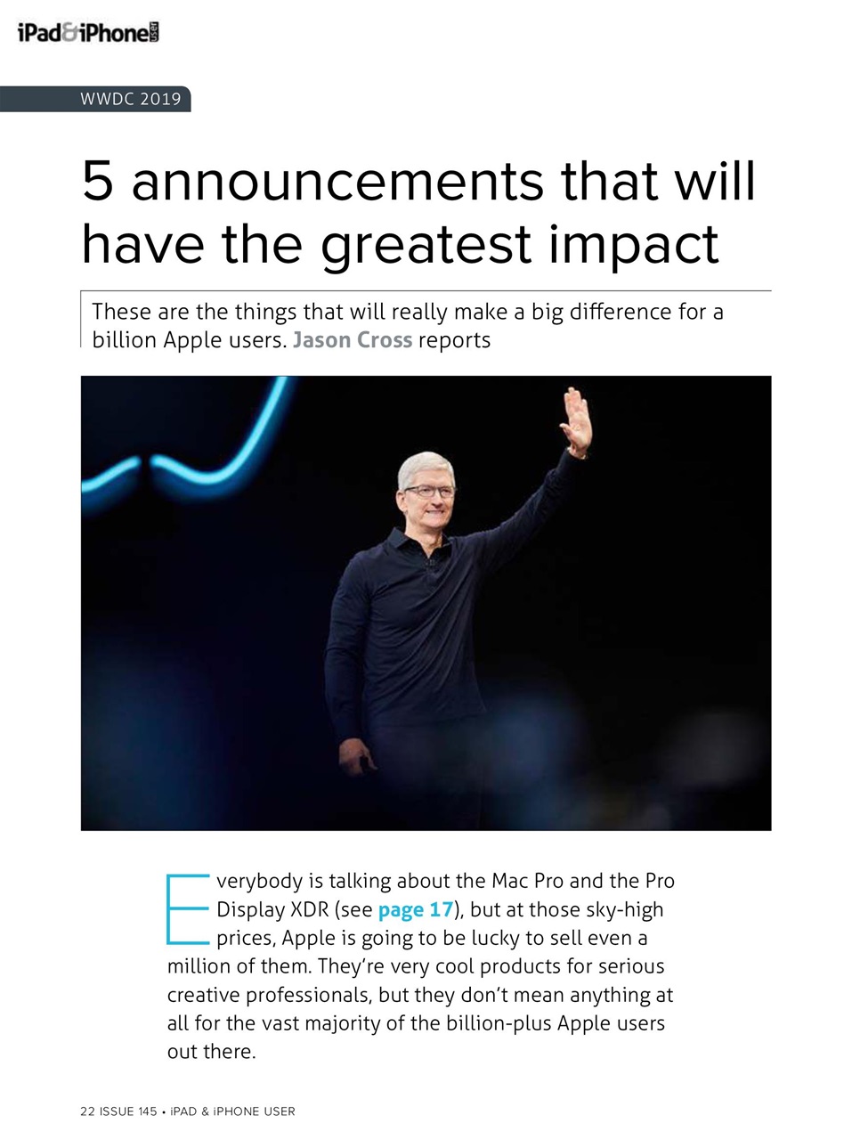iPad and iPhone User Preview Pages