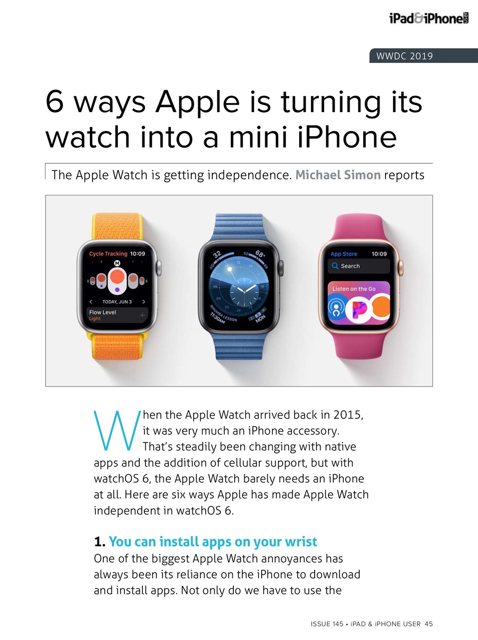 iPad and iPhone User Preview Pages