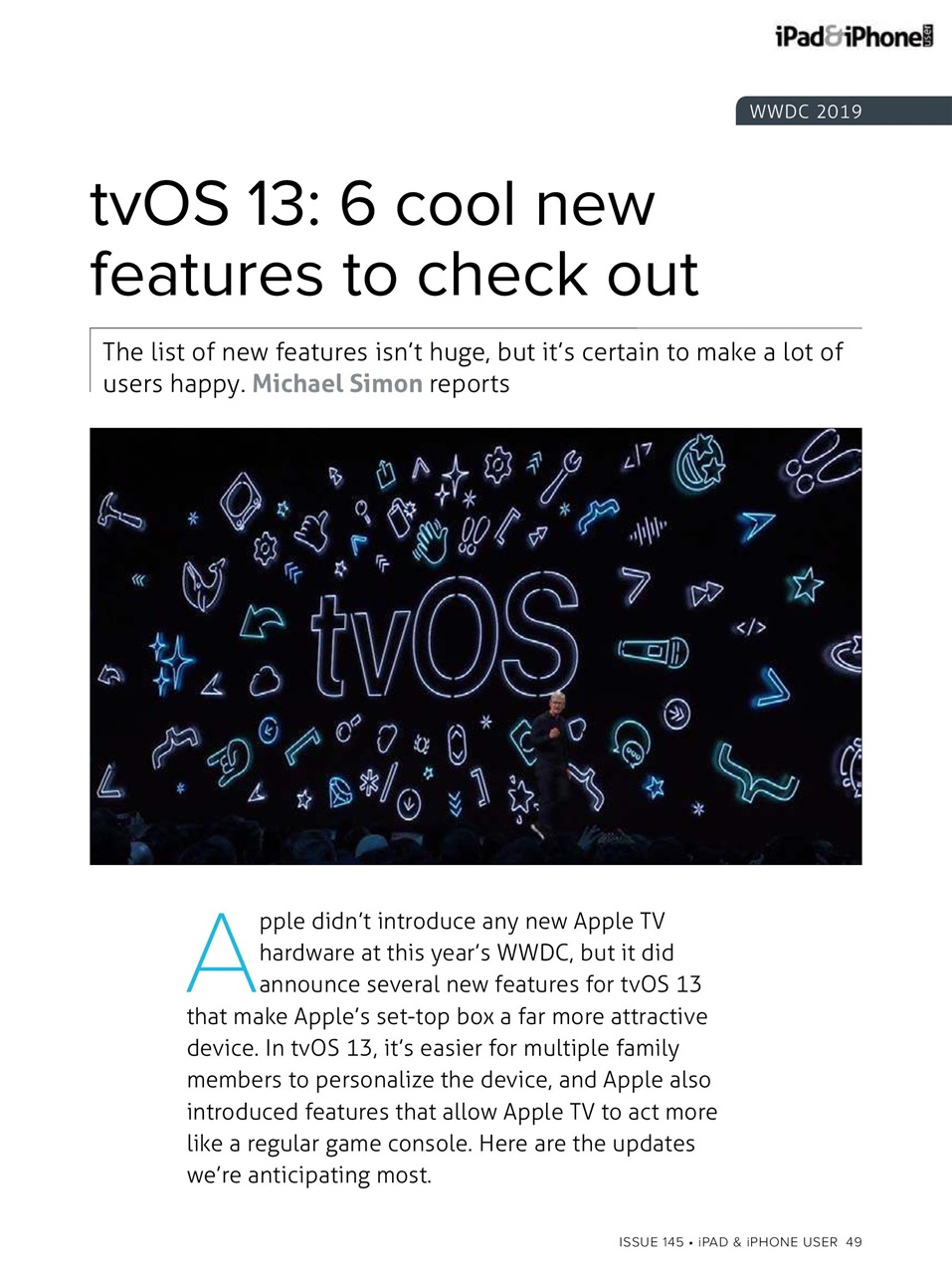 iPad and iPhone User Preview Pages