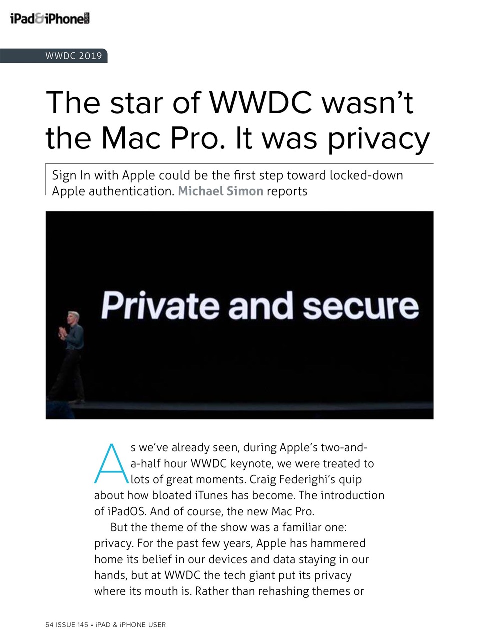 iPad and iPhone User Preview Pages