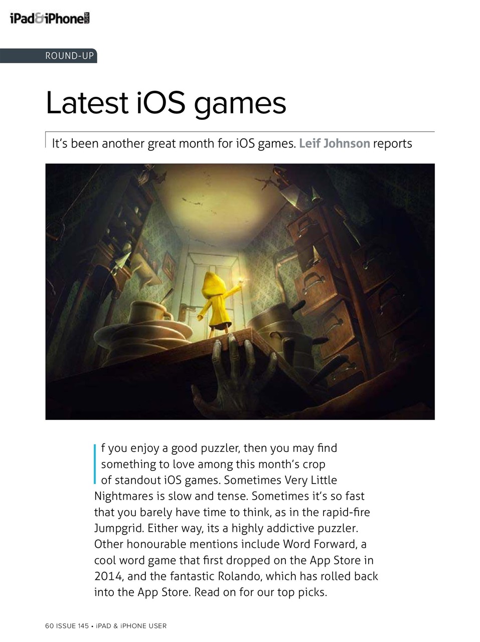 iPad and iPhone User Preview Pages
