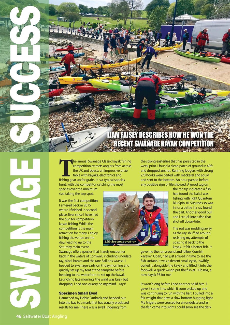 Saltwater Boat Angling Preview Pages