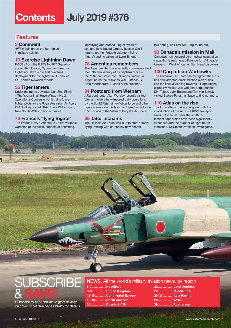 AirForces Monthly Preview Pages