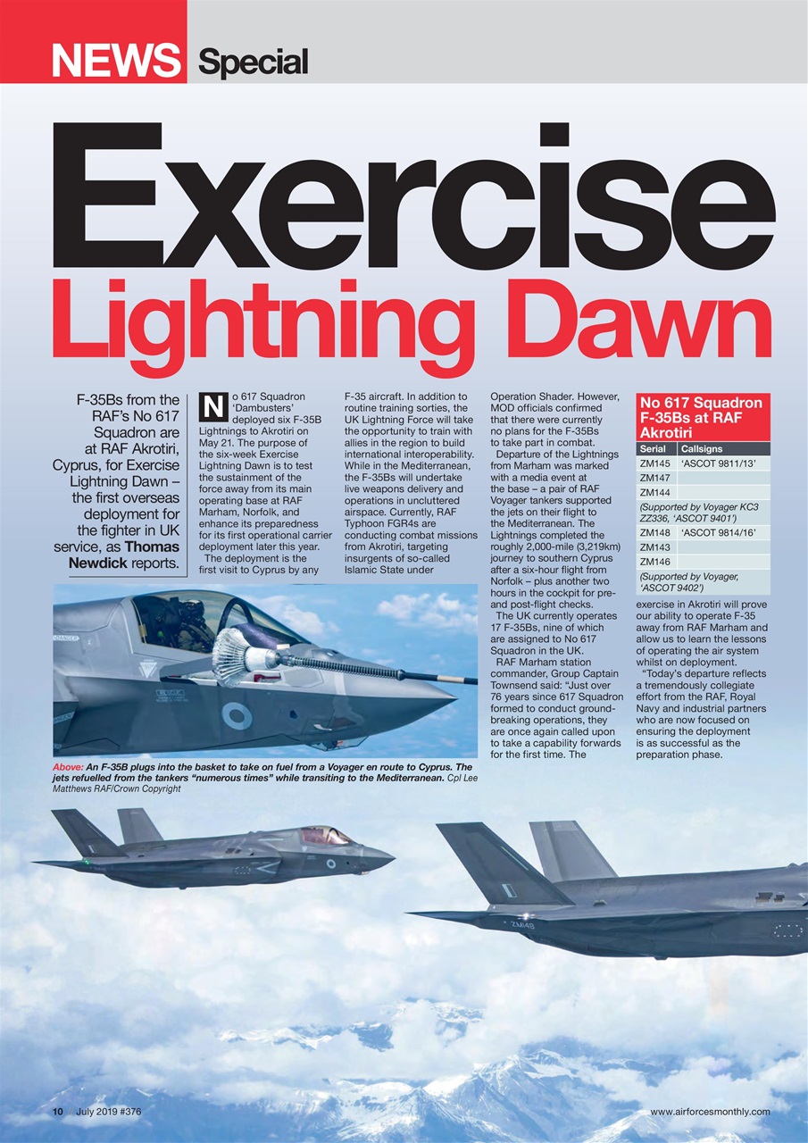 AirForces Monthly Preview Pages
