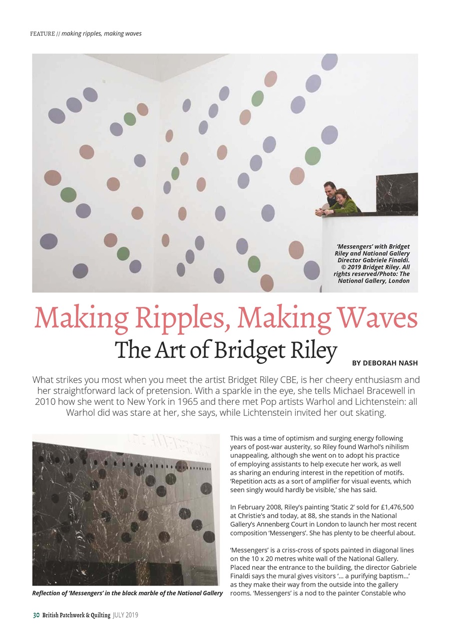 Patchwork and Quilting Preview Pages