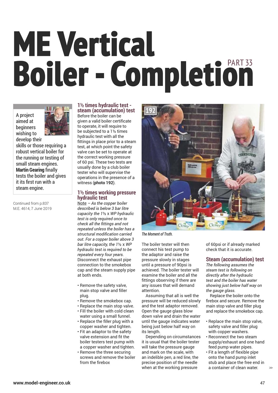 Model Engineer Preview Pages