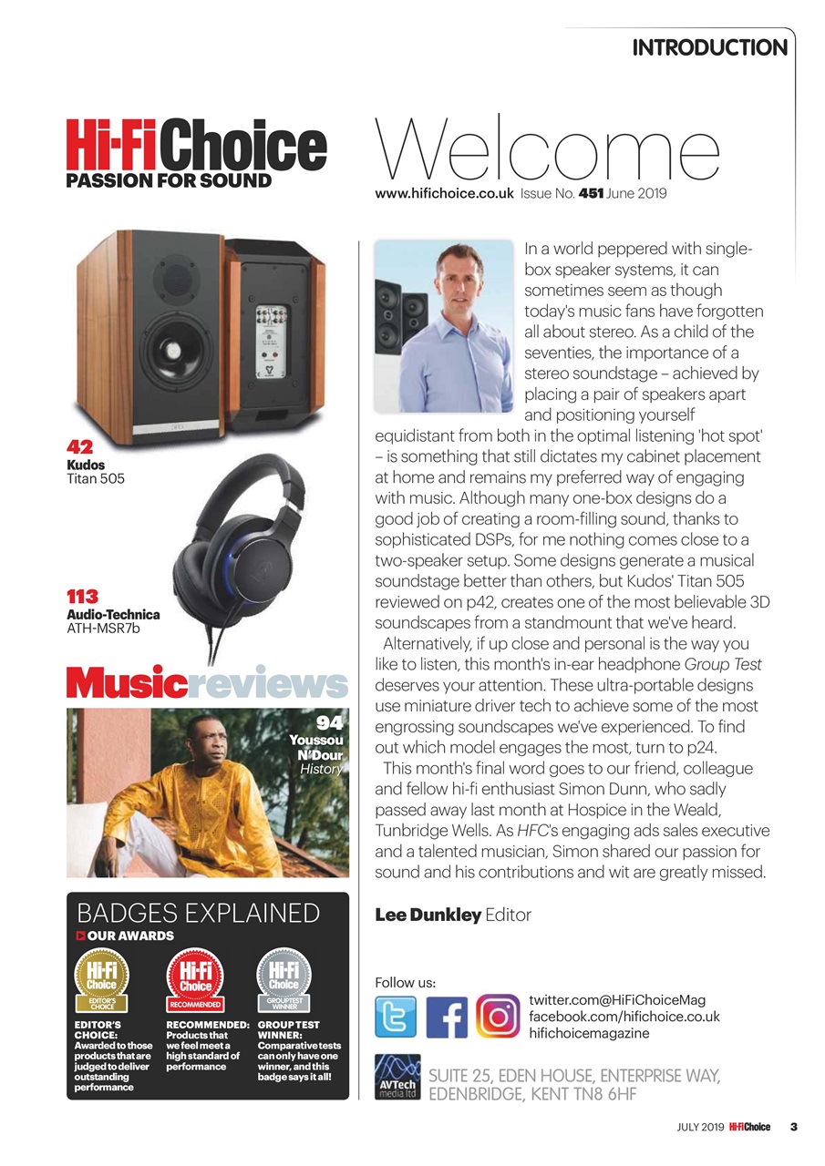 Hi-Fi Choice Preview Pages