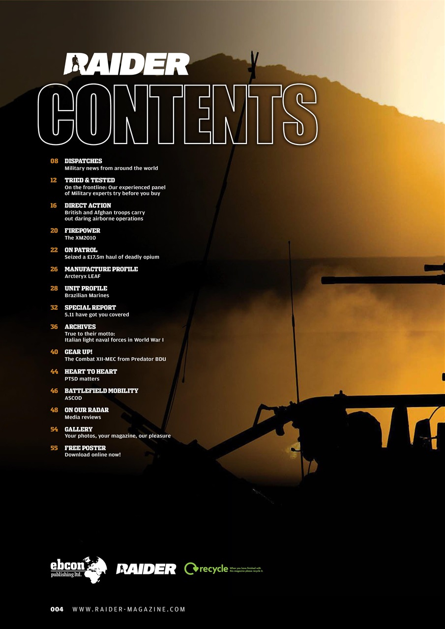 Raider Preview Pages
