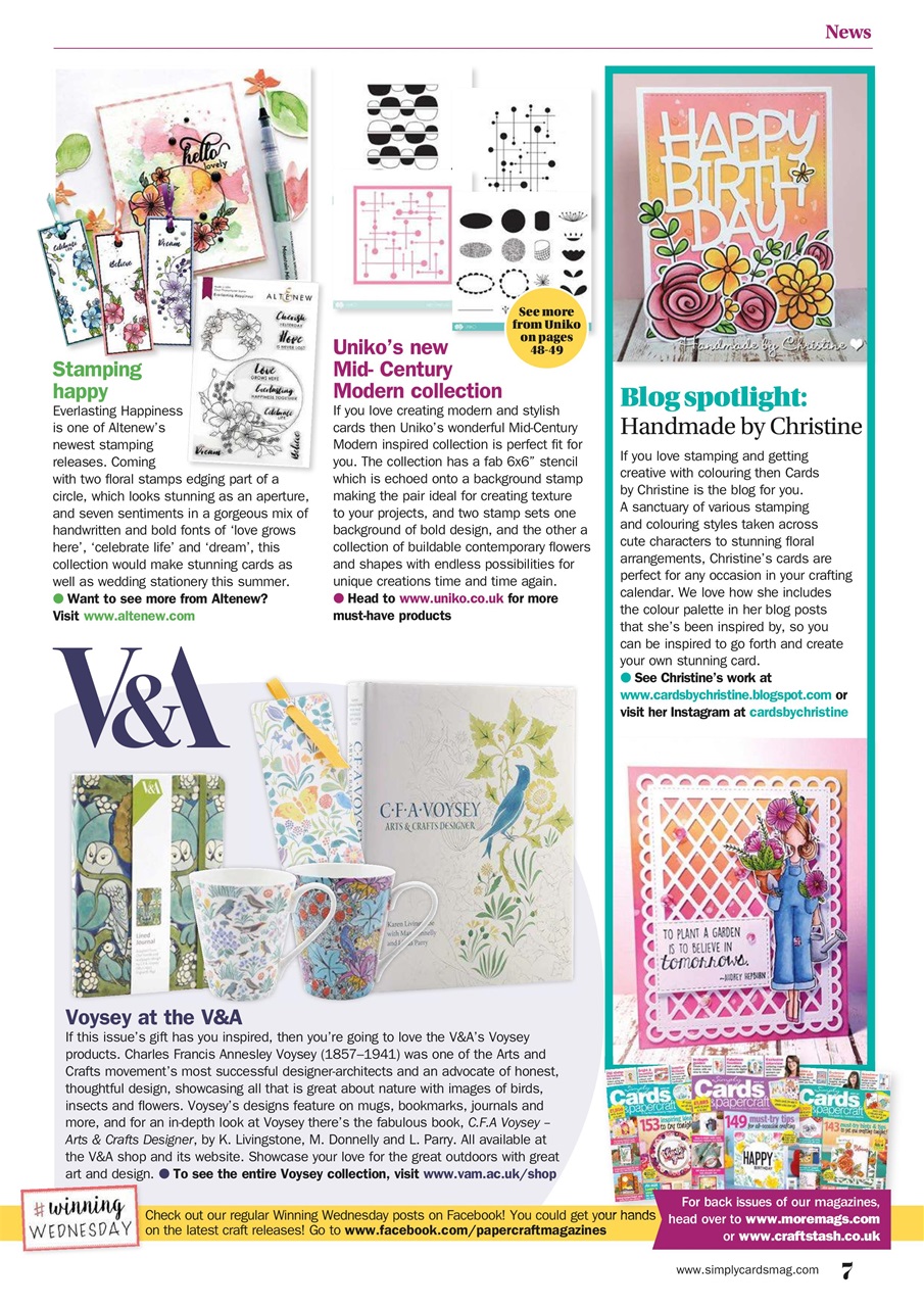 Simply Cards & Papercraft Preview Pages