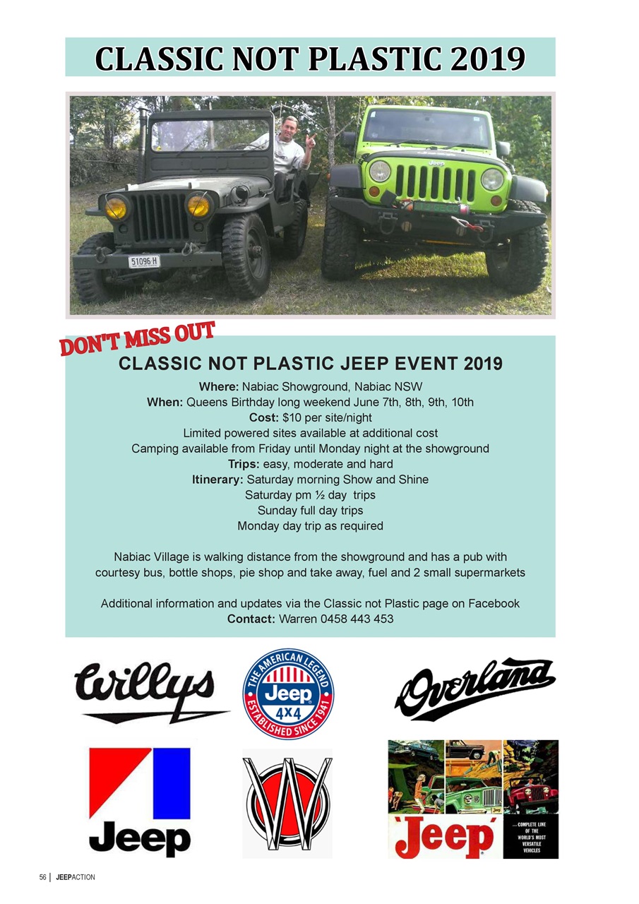 Jeep Action Preview Pages