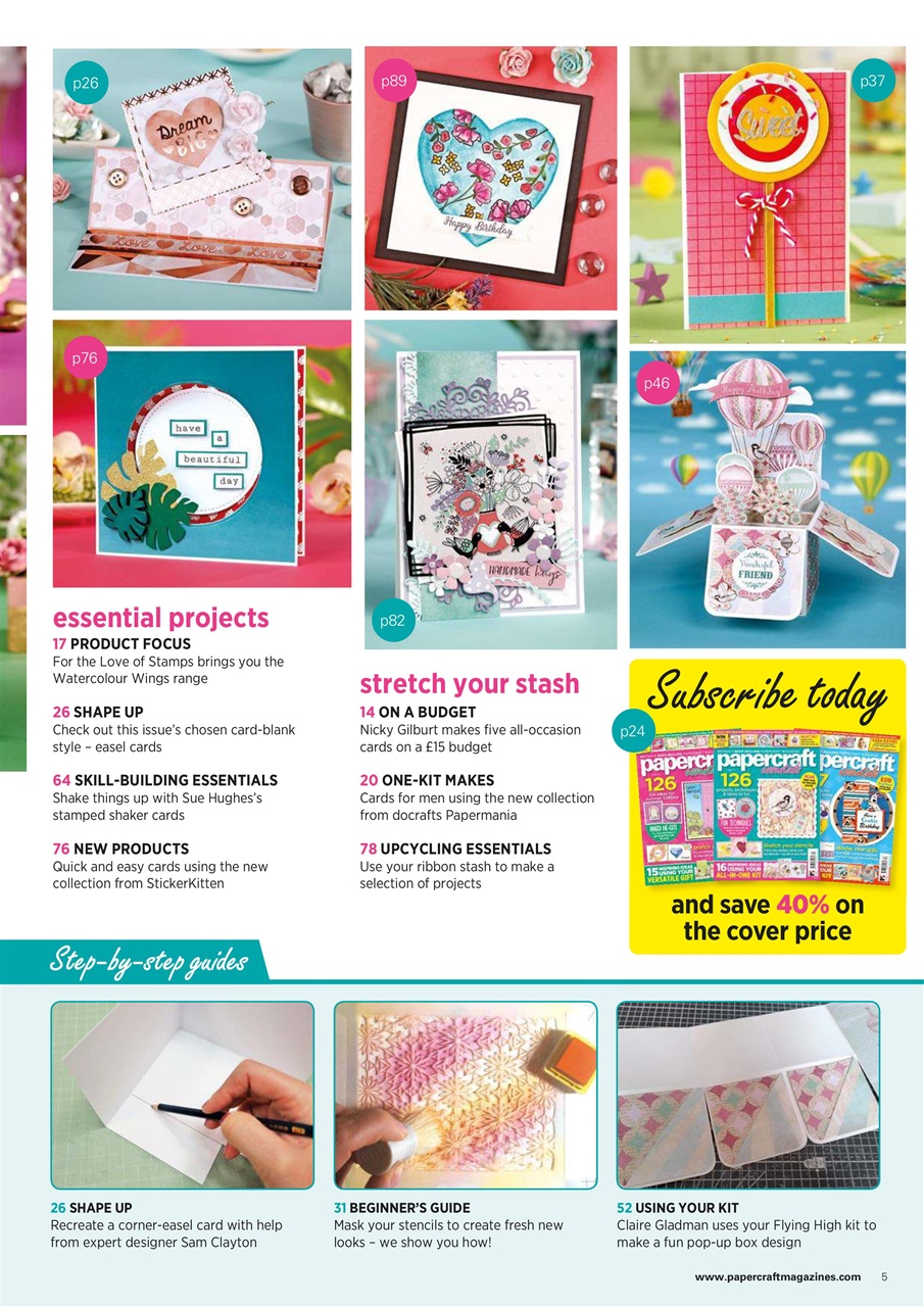 Papercraft Essentials Preview Pages