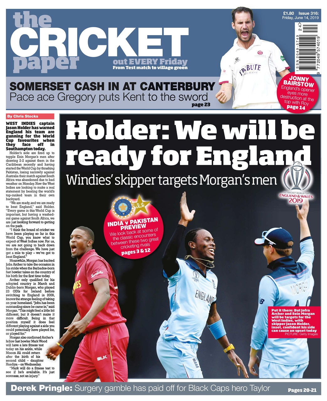 The Cricket Paper Preview Pages