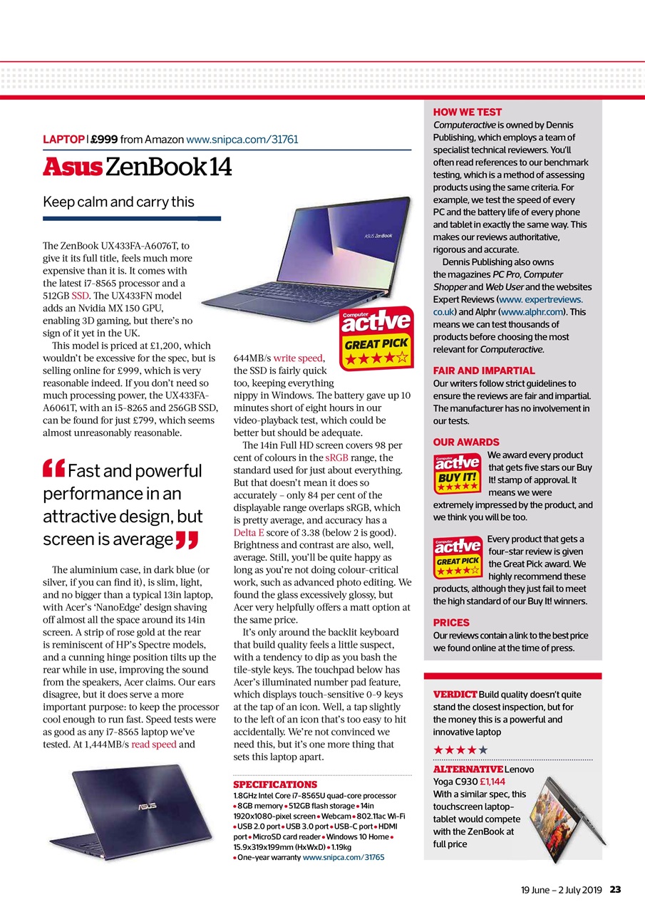 Computer Active Preview Pages