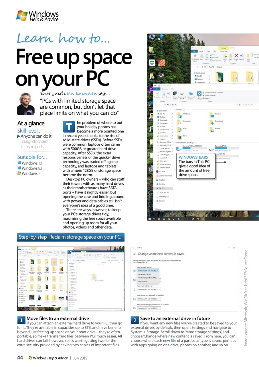Windows Help & Advice Preview Pages