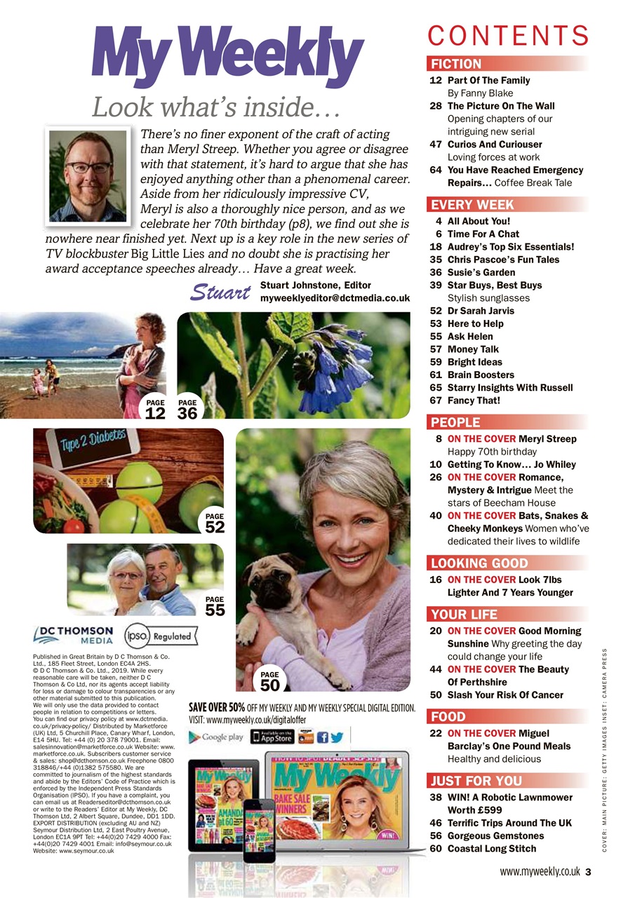 My Weekly Preview Pages