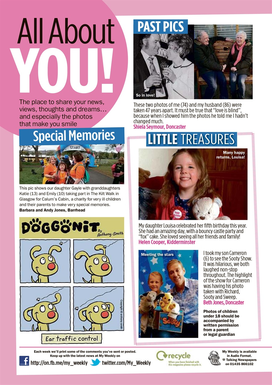 My Weekly Preview Pages