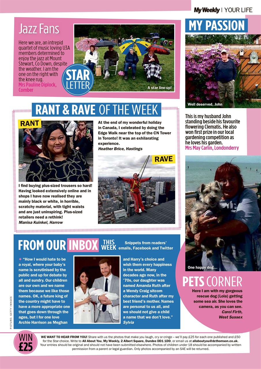 My Weekly Preview Pages