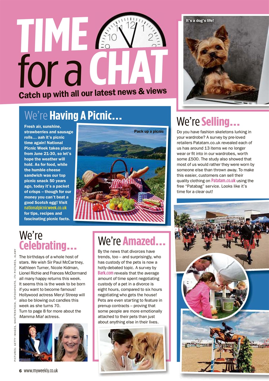 My Weekly Preview Pages