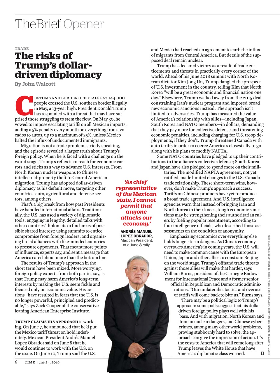 TIME Magazine Europe Preview Pages