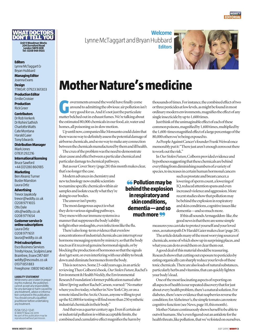 What Doctors Don't Tell You Preview Pages