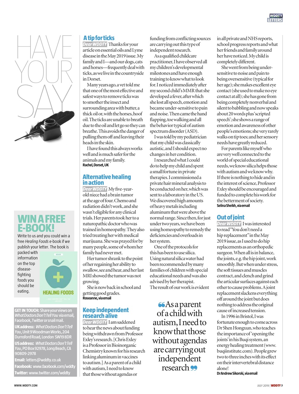 What Doctors Don't Tell You Preview Pages