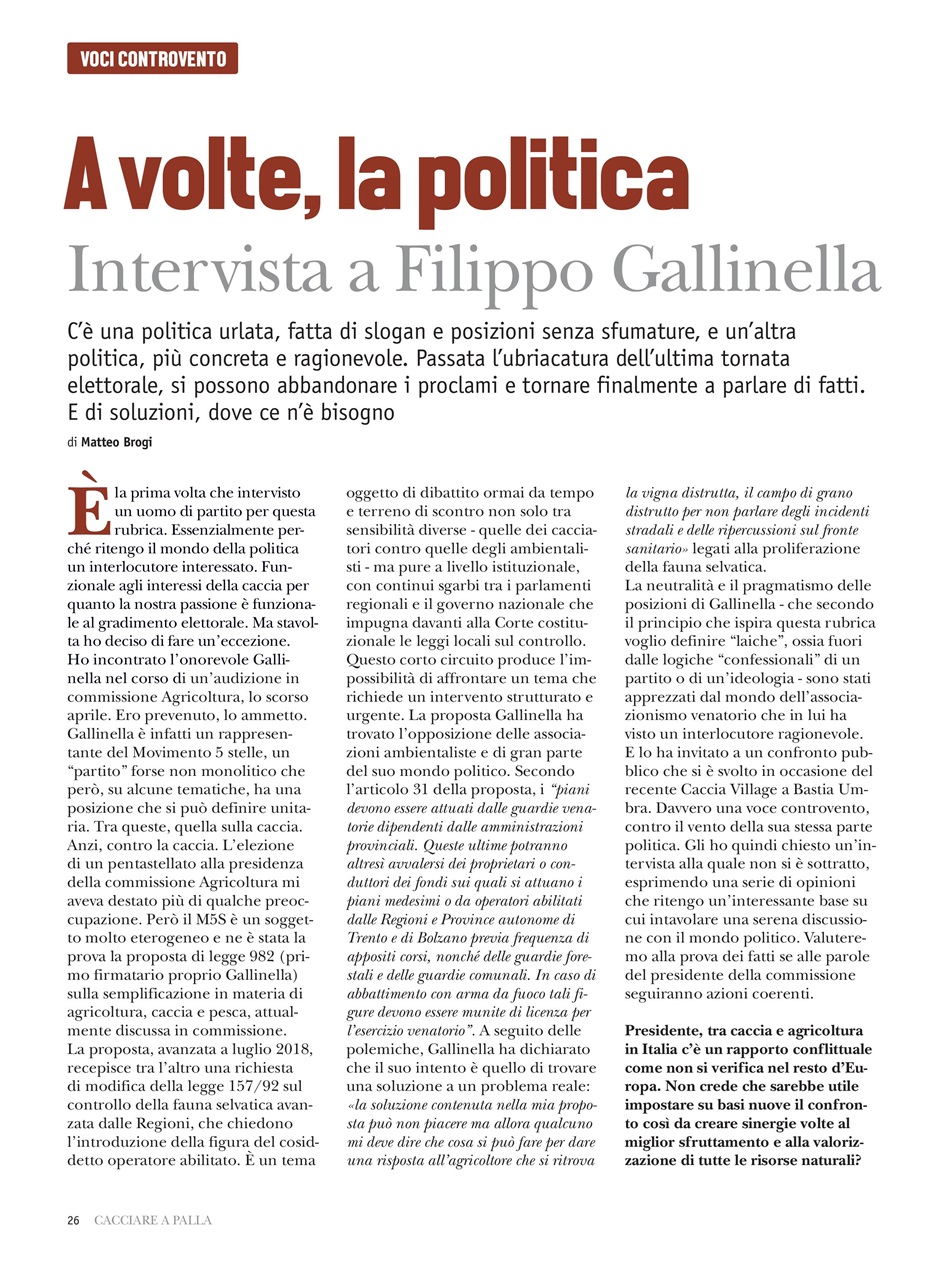 Caccia Magazine Preview Pages