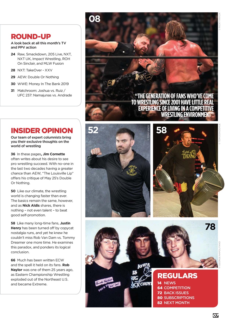 Wrestletalk Magazine Preview Pages