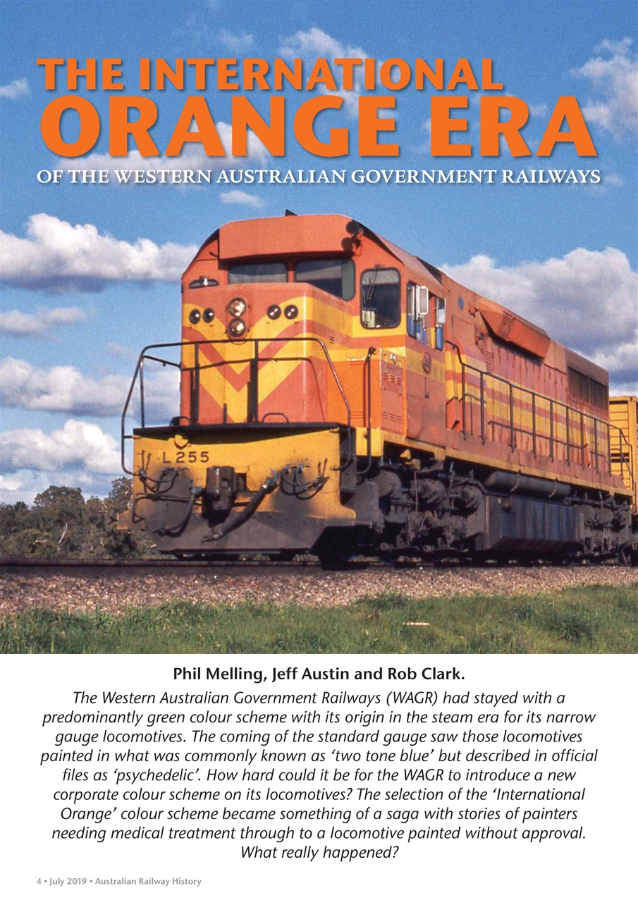 Australian Railway History Preview Pages
