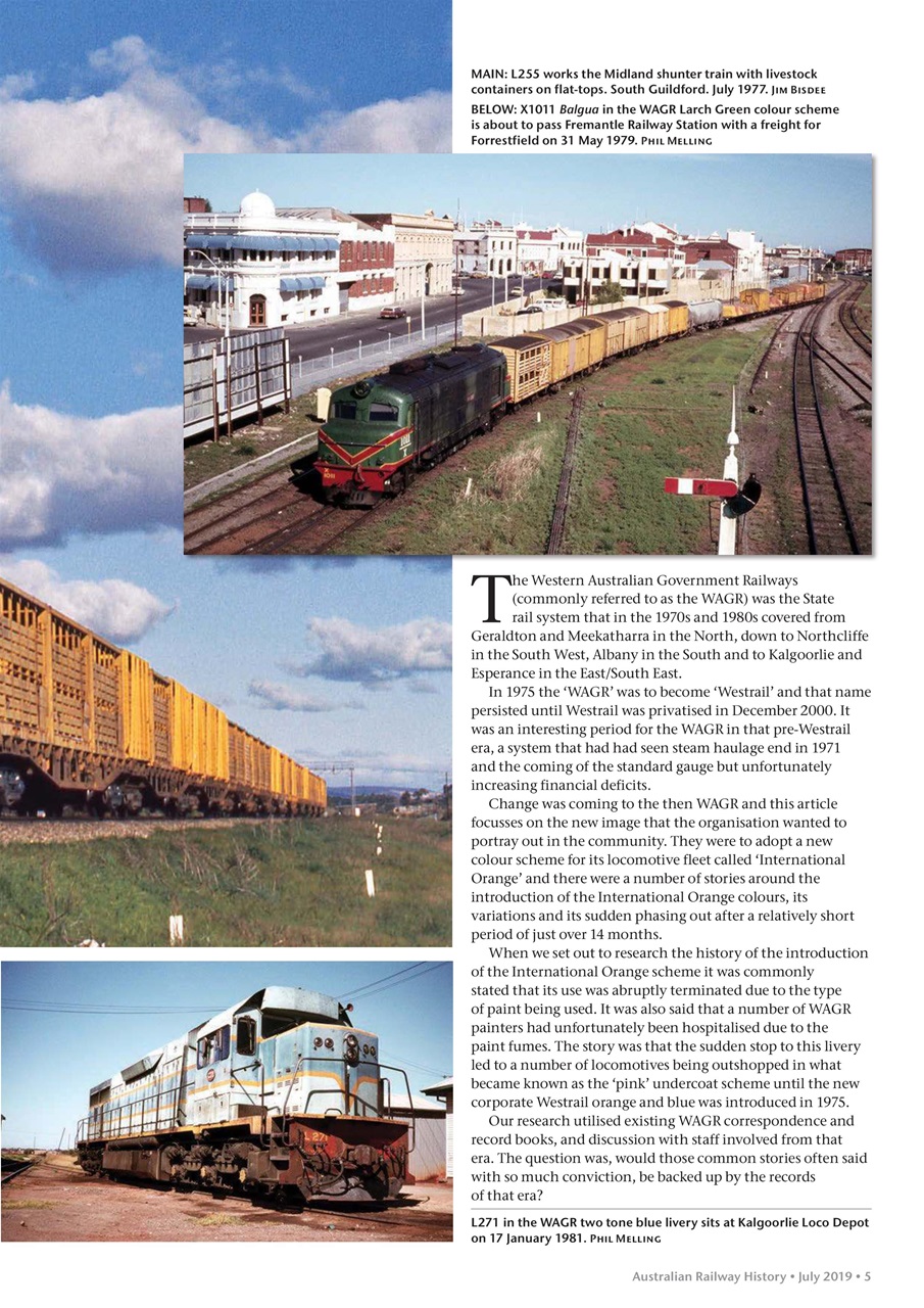 Australian Railway History Preview Pages