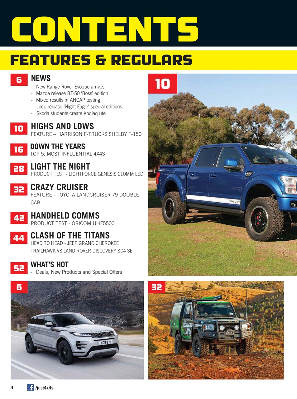 JUST 4X4S Preview Pages