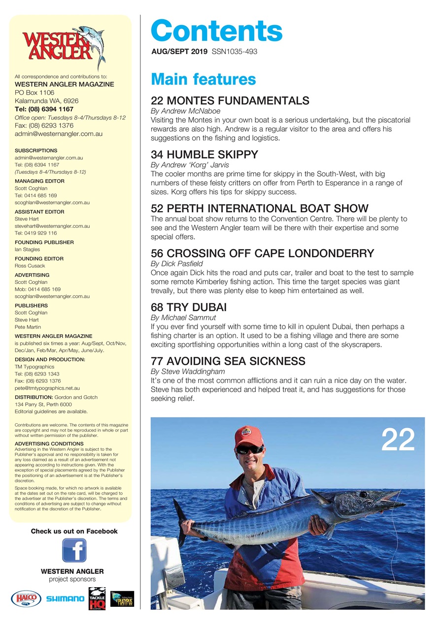 Western Angler Preview Pages