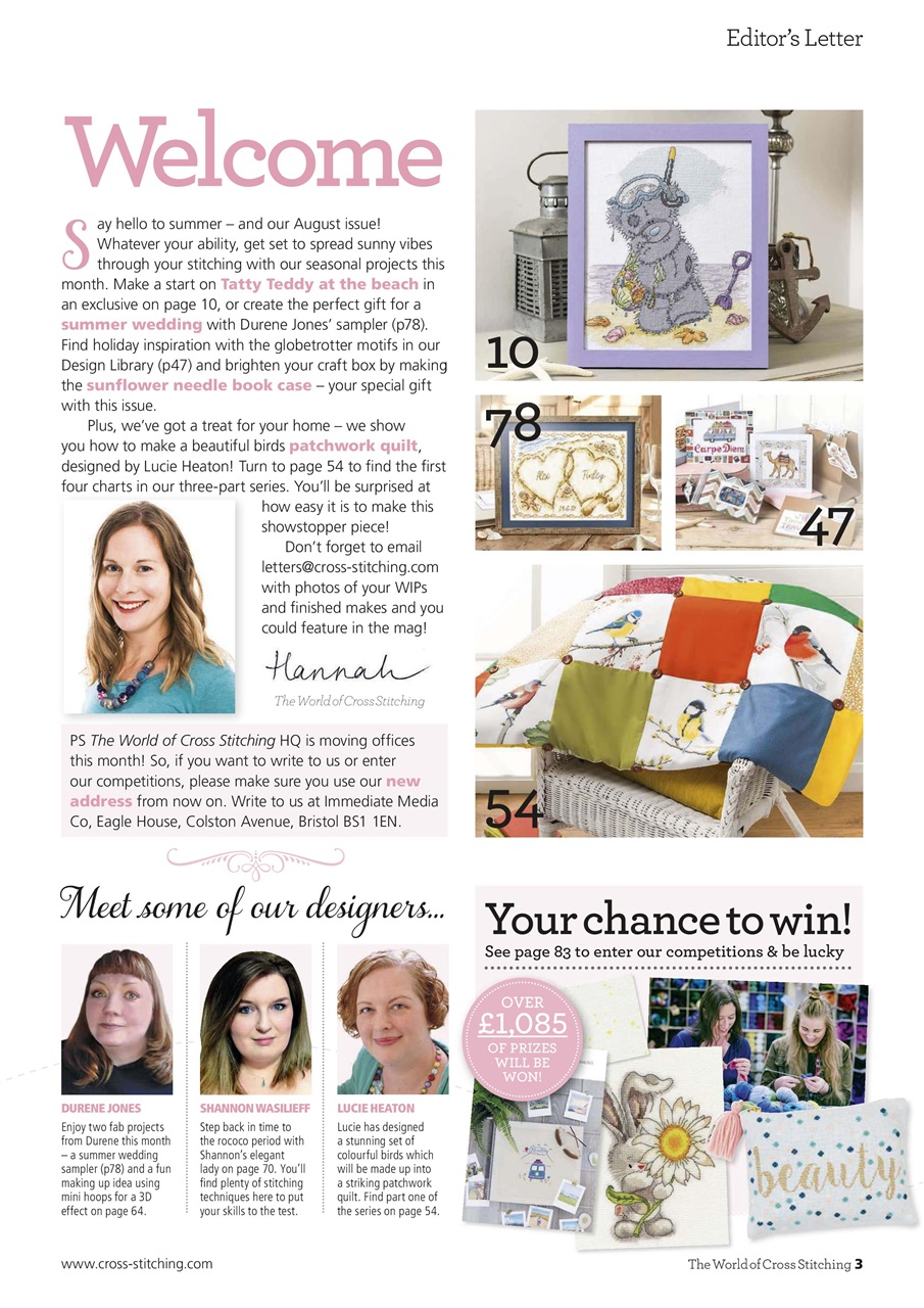 The World of Cross Stitching Preview Pages