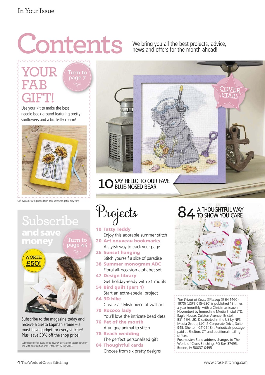 The World of Cross Stitching Preview Pages