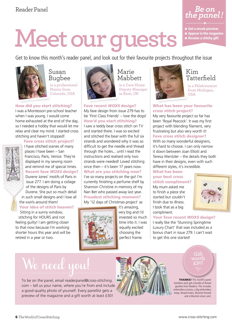 The World of Cross Stitching Preview Pages