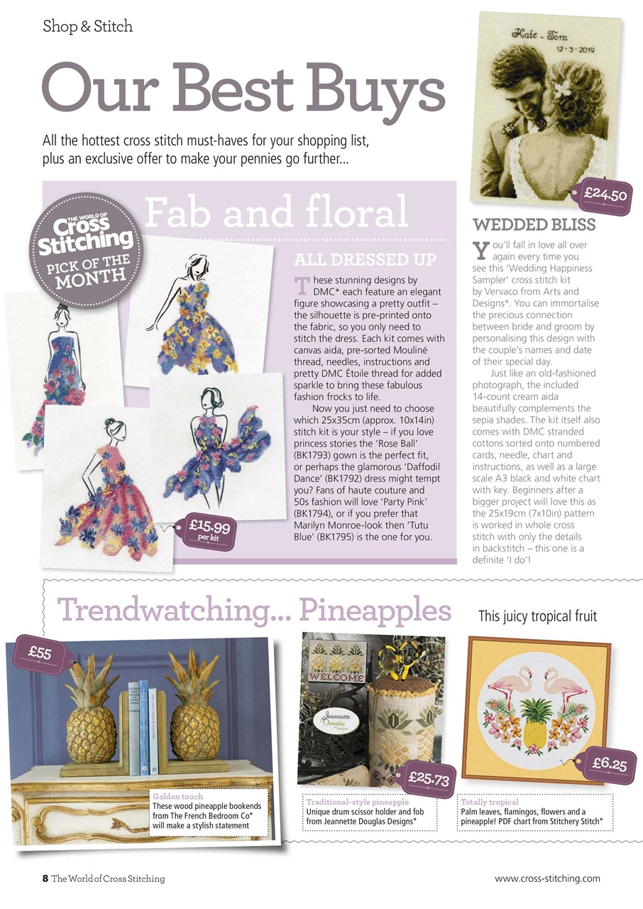 The World of Cross Stitching Preview Pages