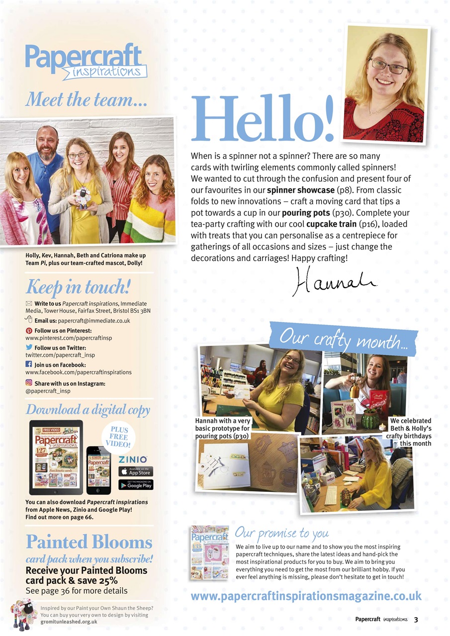 Papercraft Inspirations Preview Pages