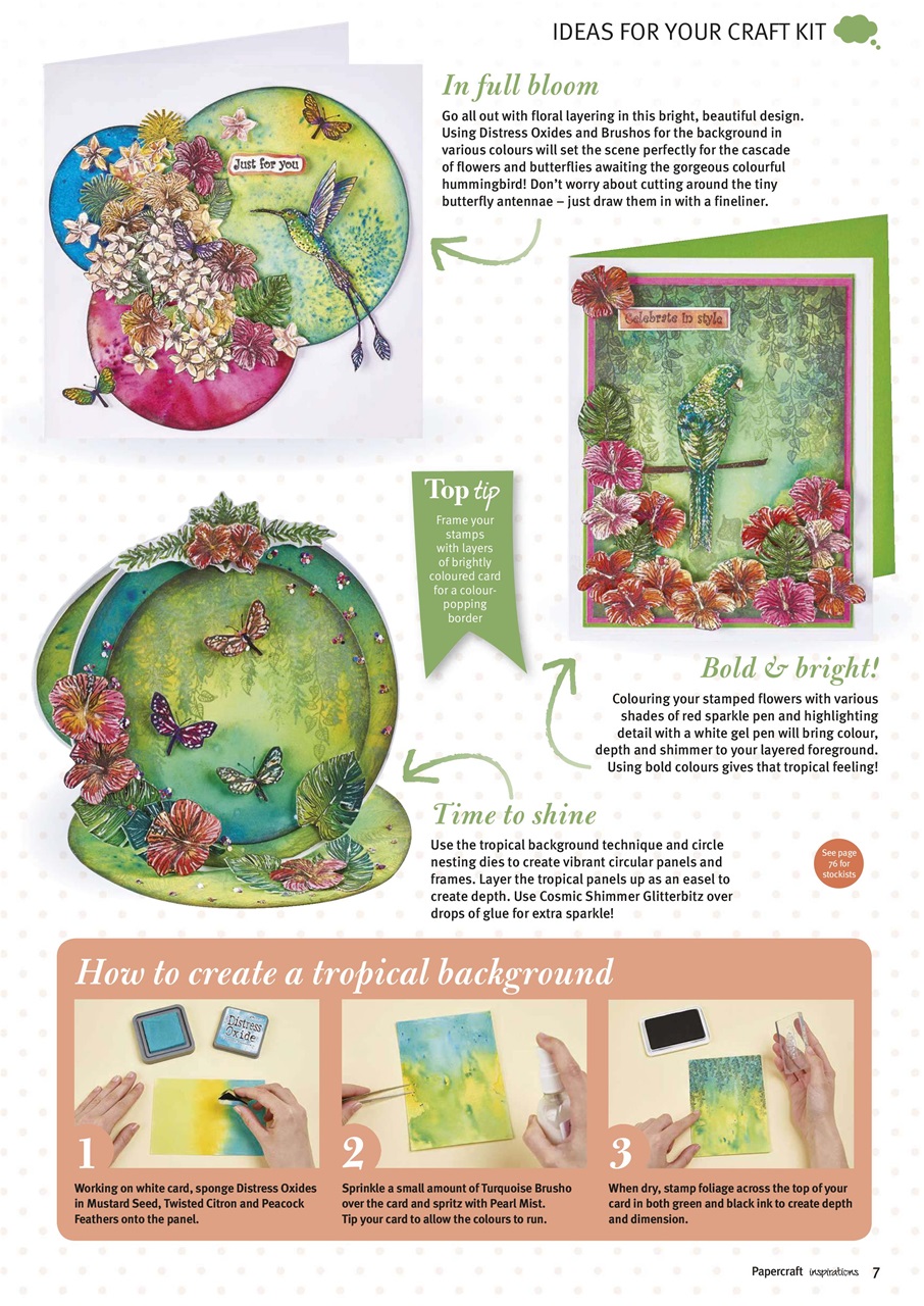 Papercraft Inspirations Preview Pages