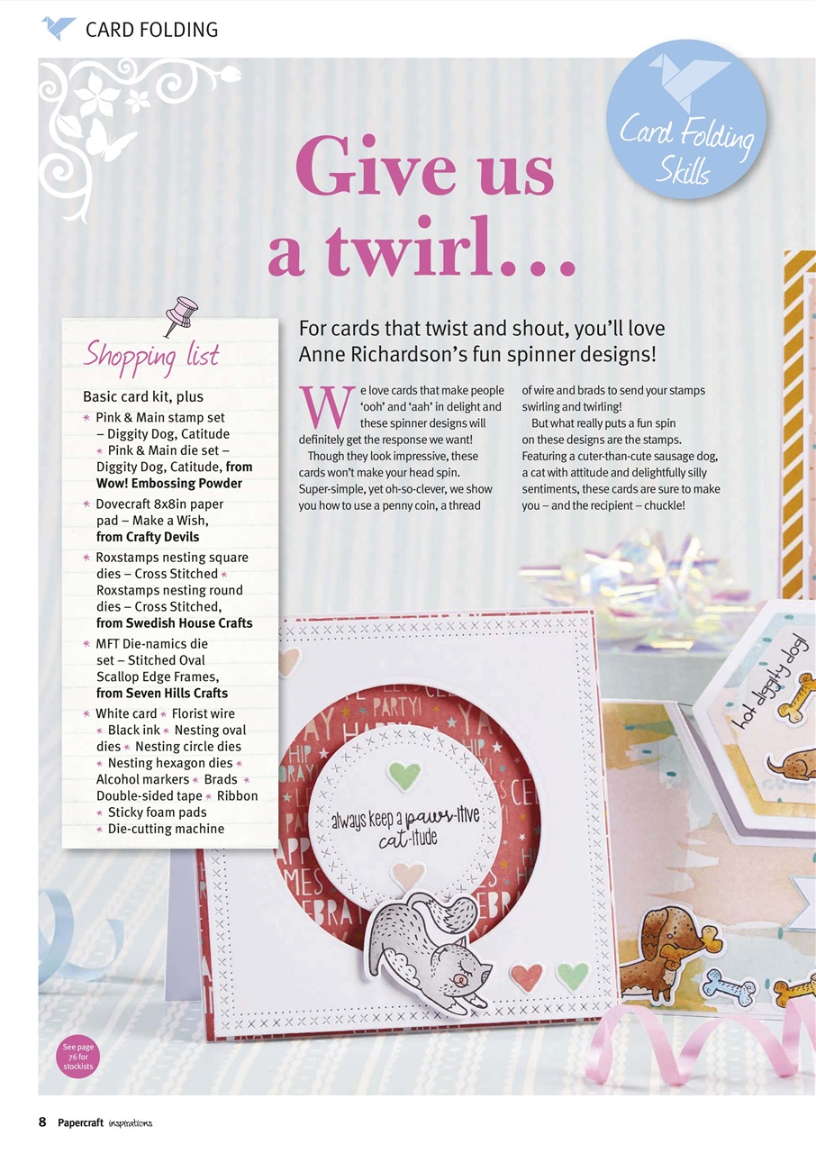 Papercraft Inspirations Preview Pages