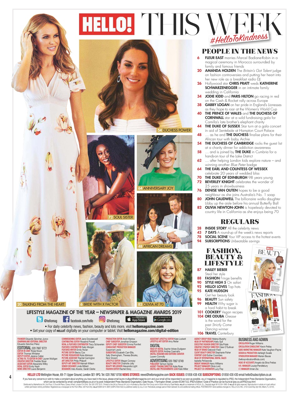 Hello! Magazine Preview Pages