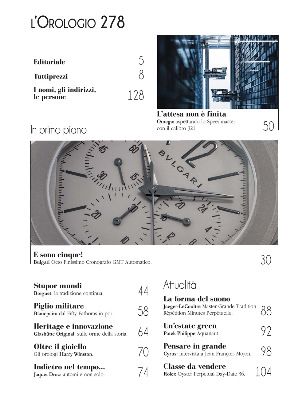 L'Orologio Preview Pages