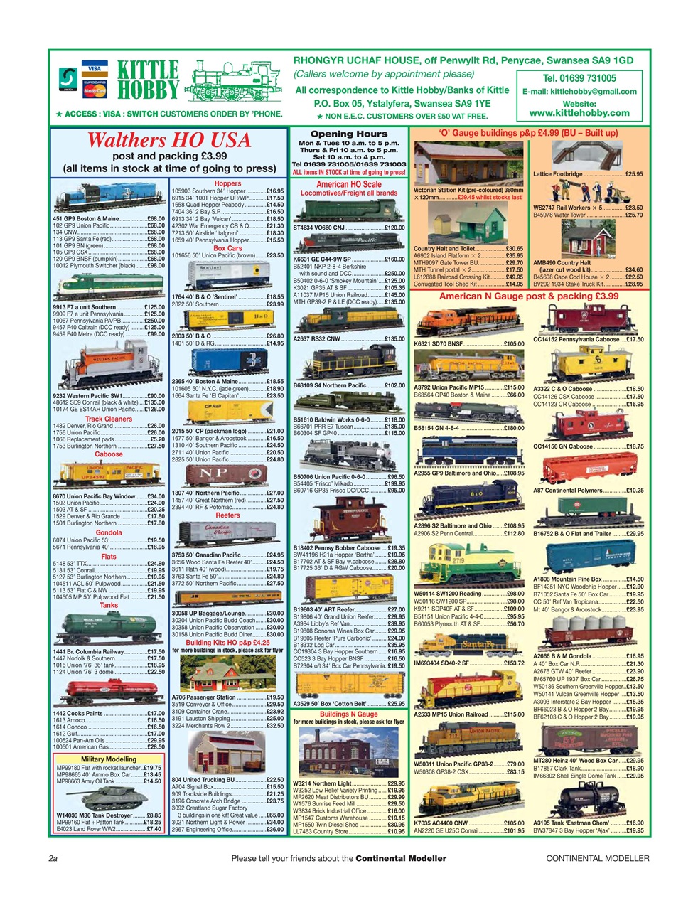 Continental Modeller Preview Pages