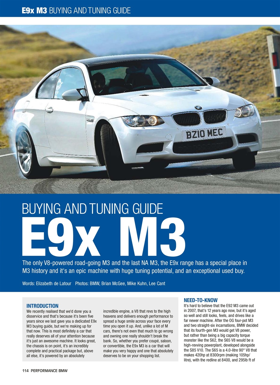 Performance BMW Preview Pages