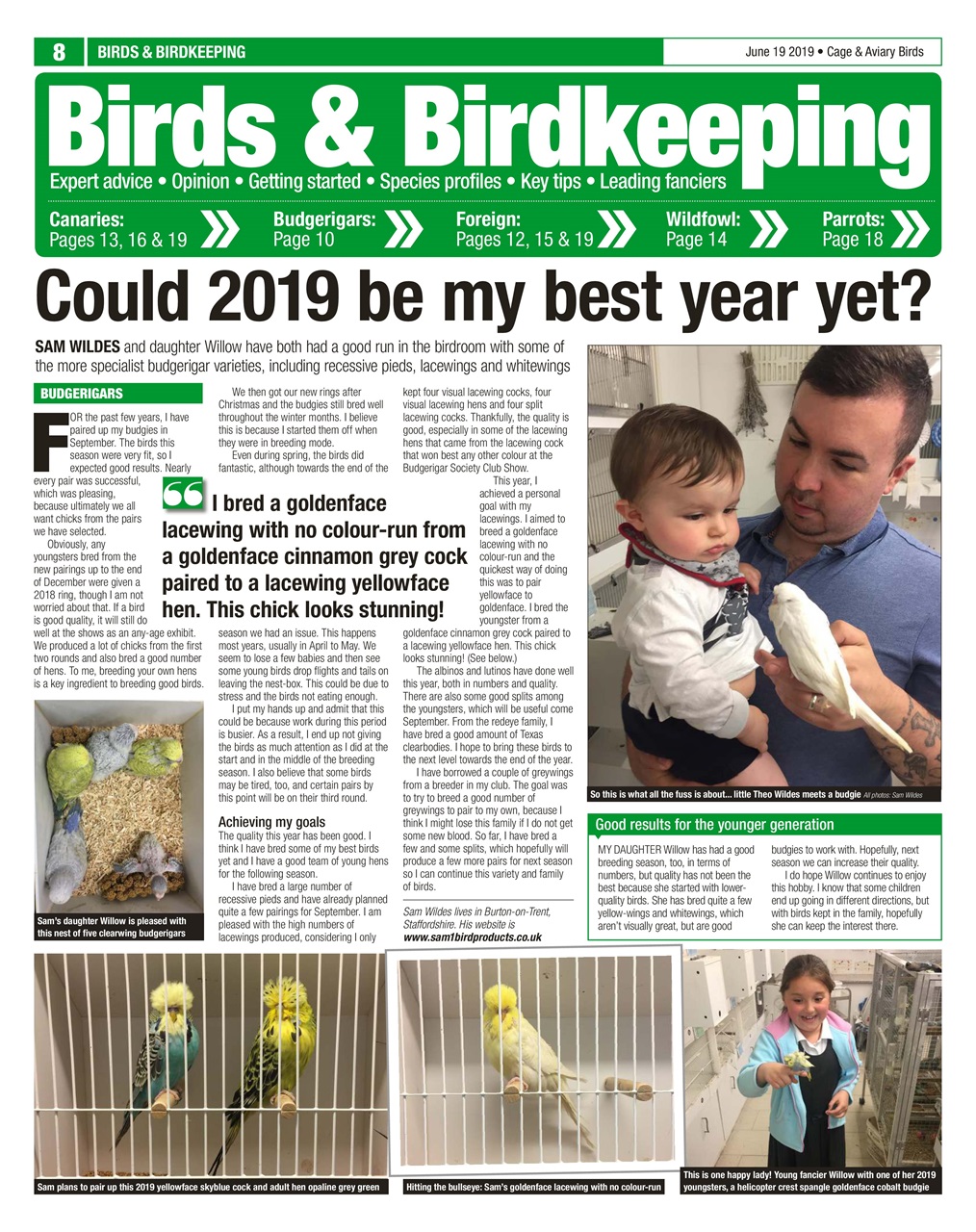 Cage & Aviary Birds Preview Pages