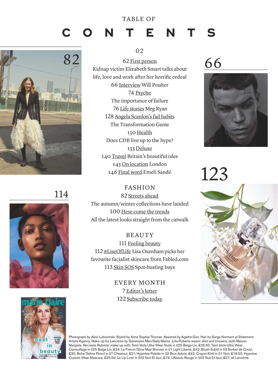 Marie Claire Preview Pages